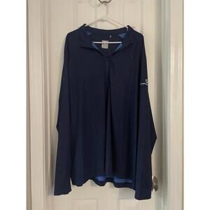 Callaway Weather Tech Men’s 2XL Cobblestone Park Golf Q Zip - Blue (Worn Once)